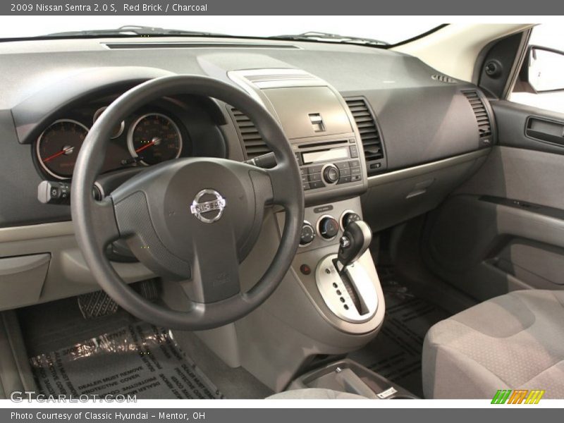 Red Brick / Charcoal 2009 Nissan Sentra 2.0 S