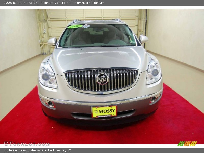 Platinum Metallic / Titanium/Dark Titanium 2008 Buick Enclave CX