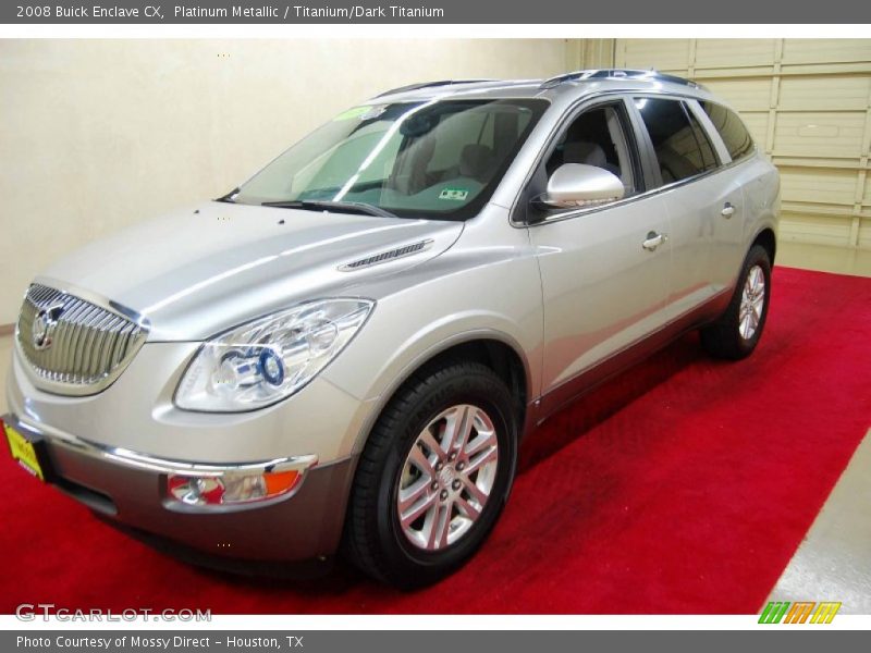 Platinum Metallic / Titanium/Dark Titanium 2008 Buick Enclave CX