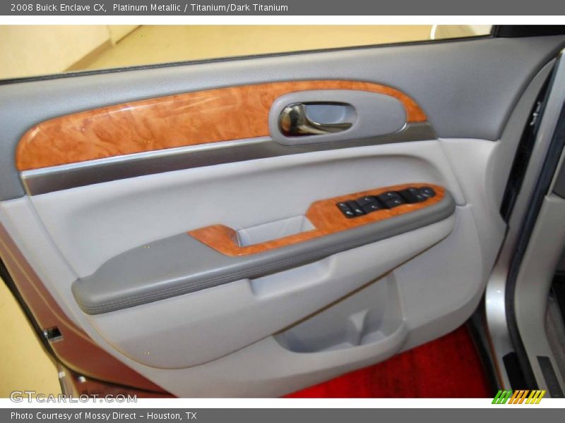 Platinum Metallic / Titanium/Dark Titanium 2008 Buick Enclave CX