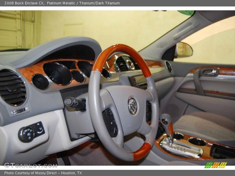 Platinum Metallic / Titanium/Dark Titanium 2008 Buick Enclave CX