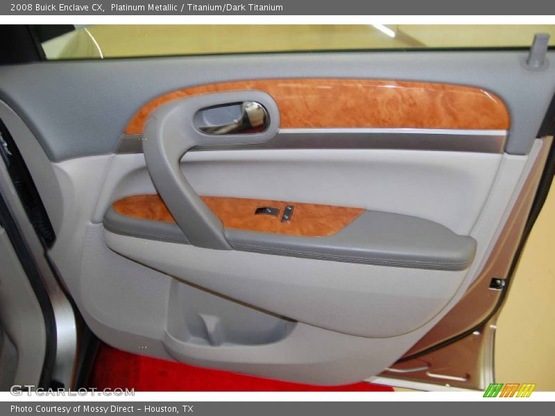 Platinum Metallic / Titanium/Dark Titanium 2008 Buick Enclave CX