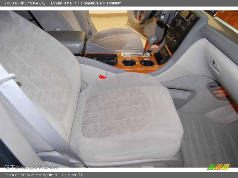 Platinum Metallic / Titanium/Dark Titanium 2008 Buick Enclave CX