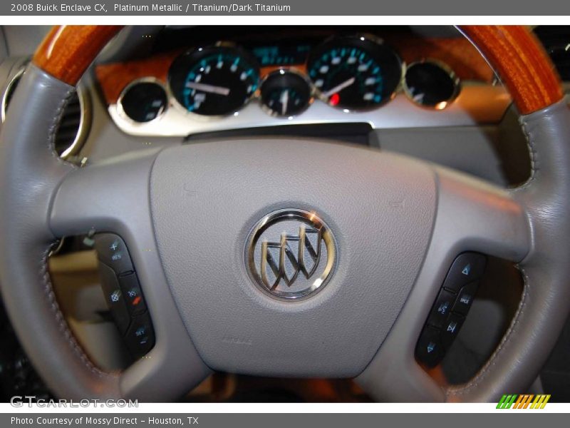 Platinum Metallic / Titanium/Dark Titanium 2008 Buick Enclave CX