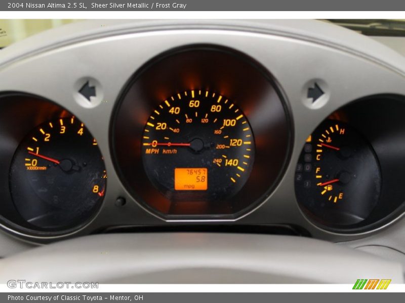 Sheer Silver Metallic / Frost Gray 2004 Nissan Altima 2.5 SL