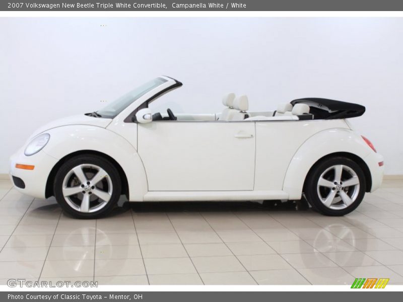  2007 New Beetle Triple White Convertible Campanella White