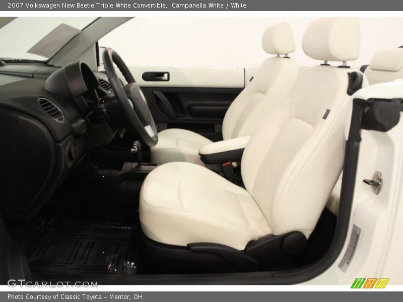 Campanella White / White 2007 Volkswagen New Beetle Triple White Convertible