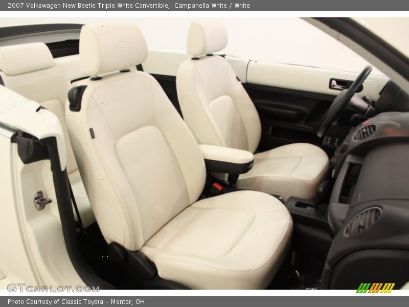  2007 New Beetle Triple White Convertible White Interior