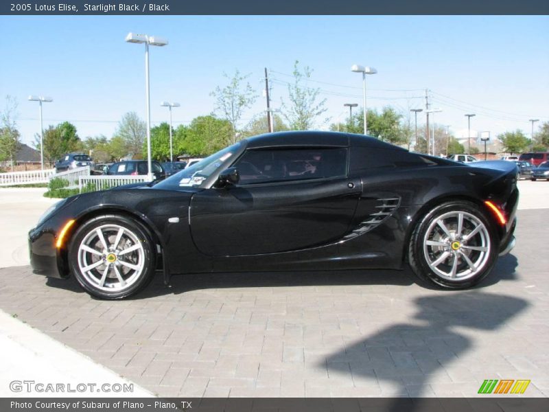 Starlight Black / Black 2005 Lotus Elise