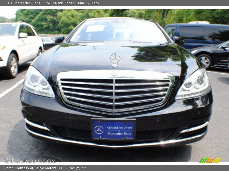 Black / Black 2010 Mercedes-Benz S 550 4Matic Sedan