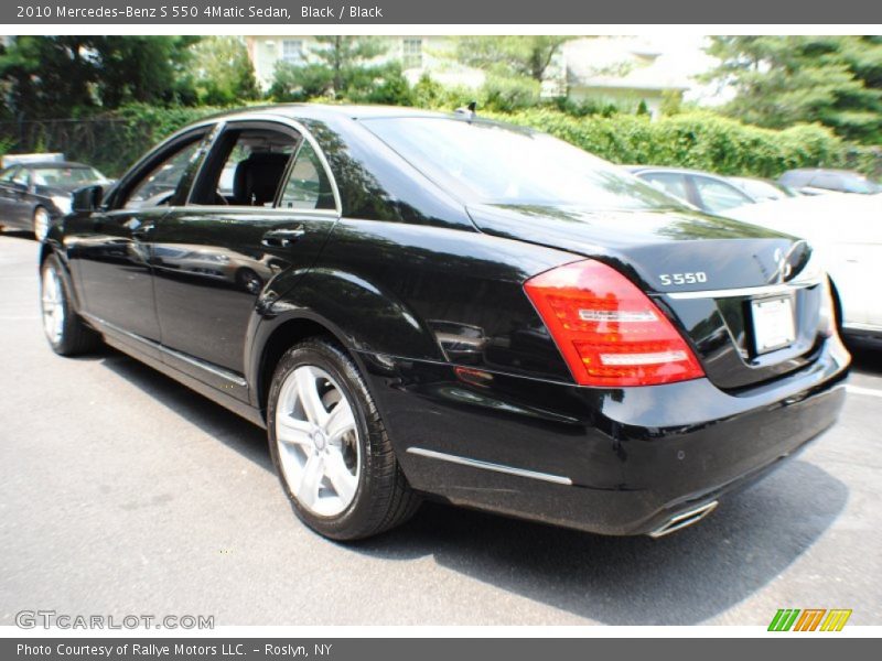 Black / Black 2010 Mercedes-Benz S 550 4Matic Sedan