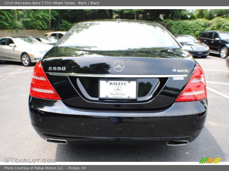 Black / Black 2010 Mercedes-Benz S 550 4Matic Sedan