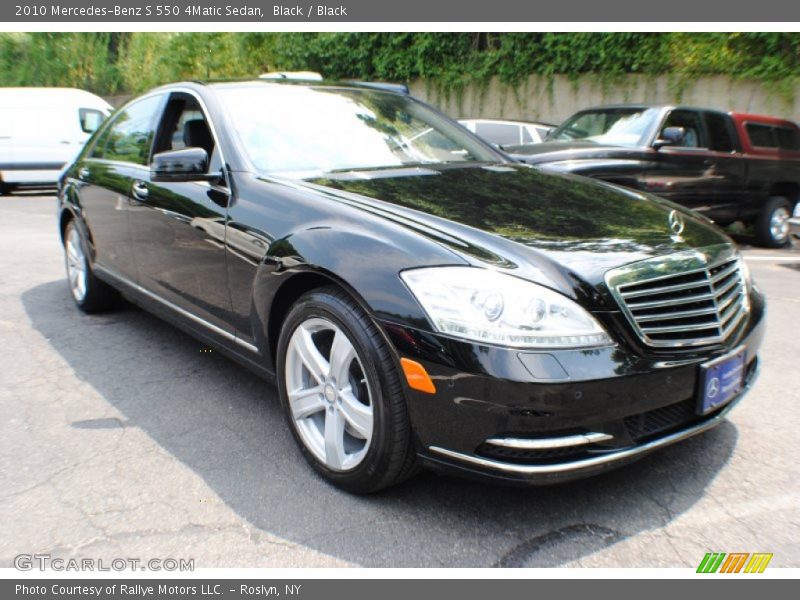 Black / Black 2010 Mercedes-Benz S 550 4Matic Sedan