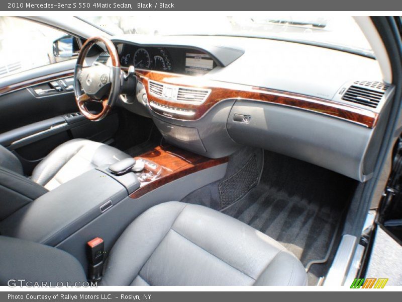 Black / Black 2010 Mercedes-Benz S 550 4Matic Sedan