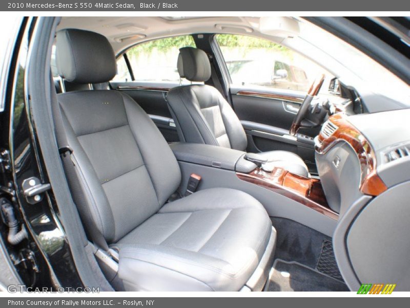 Black / Black 2010 Mercedes-Benz S 550 4Matic Sedan