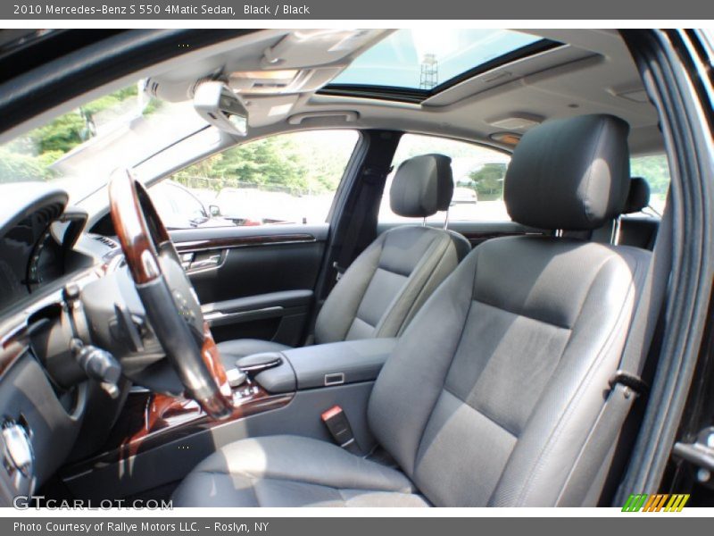 Black / Black 2010 Mercedes-Benz S 550 4Matic Sedan
