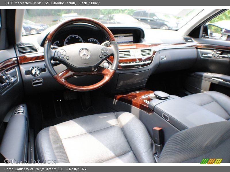 Black / Black 2010 Mercedes-Benz S 550 4Matic Sedan
