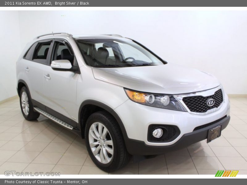 Bright Silver / Black 2011 Kia Sorento EX AWD