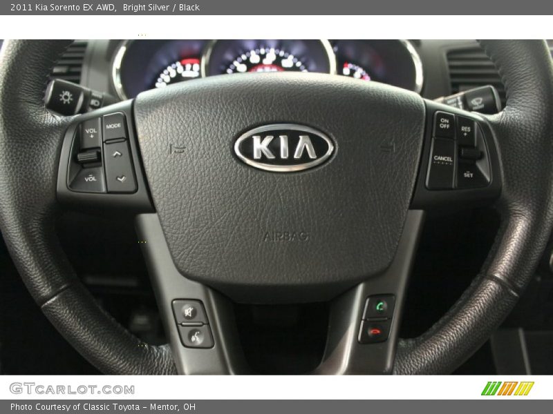 Bright Silver / Black 2011 Kia Sorento EX AWD