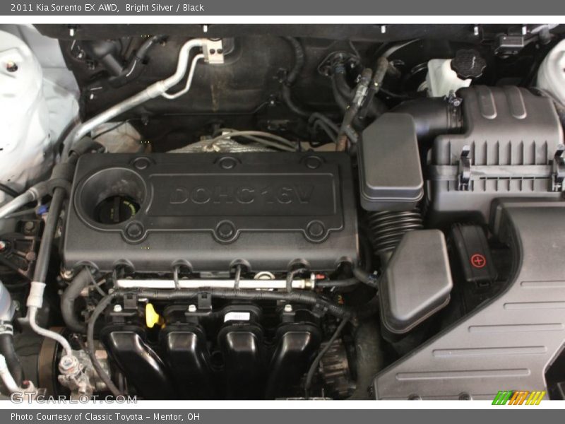Bright Silver / Black 2011 Kia Sorento EX AWD