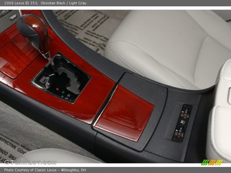Obsidian Black / Light Gray 2009 Lexus ES 350