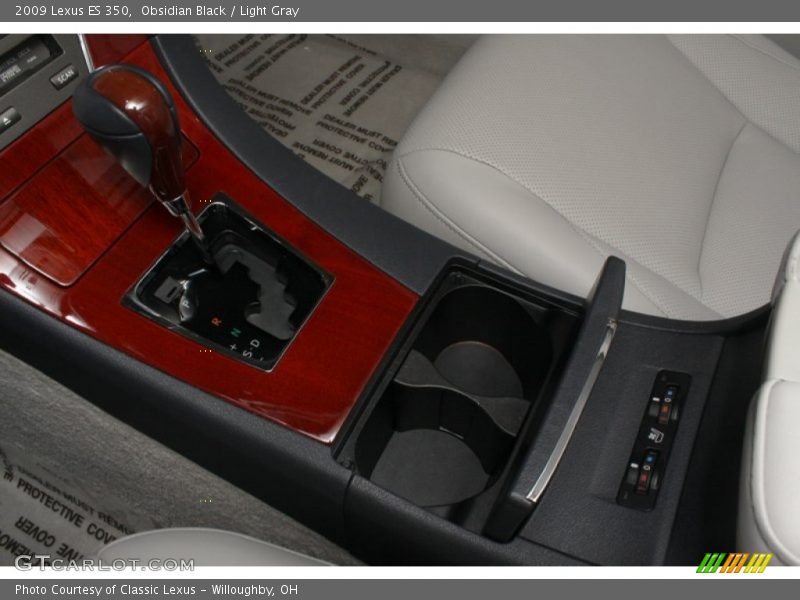 Obsidian Black / Light Gray 2009 Lexus ES 350