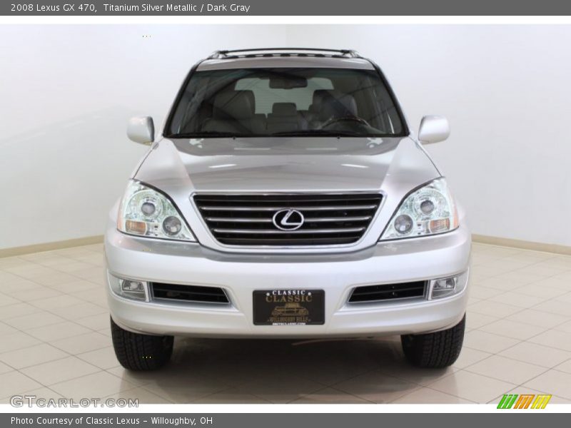 Titanium Silver Metallic / Dark Gray 2008 Lexus GX 470