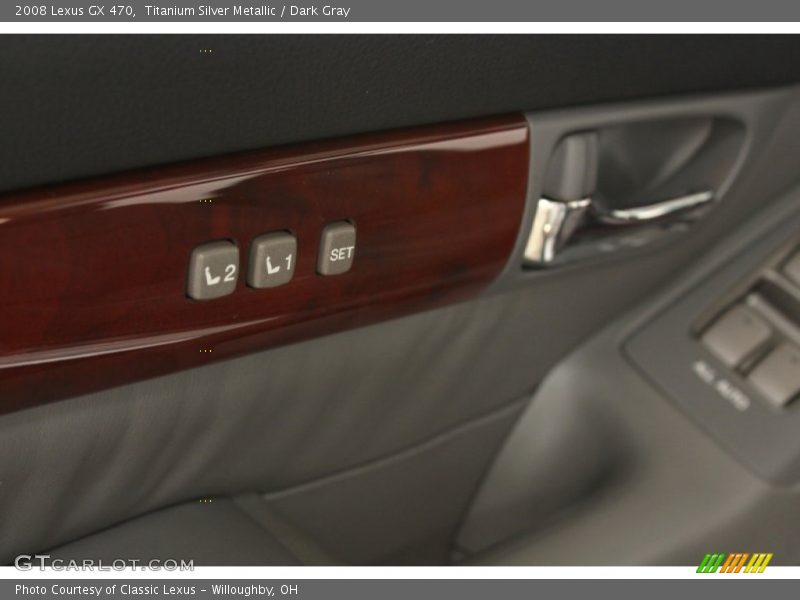 Titanium Silver Metallic / Dark Gray 2008 Lexus GX 470