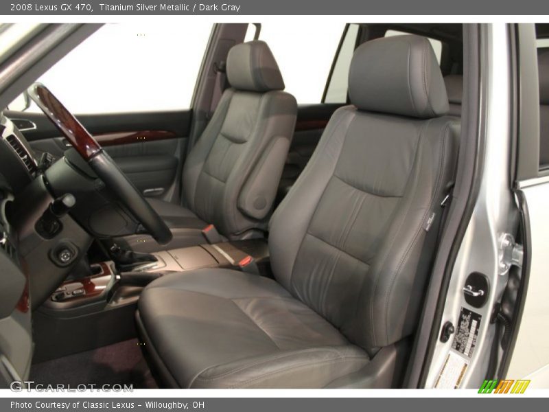 Titanium Silver Metallic / Dark Gray 2008 Lexus GX 470