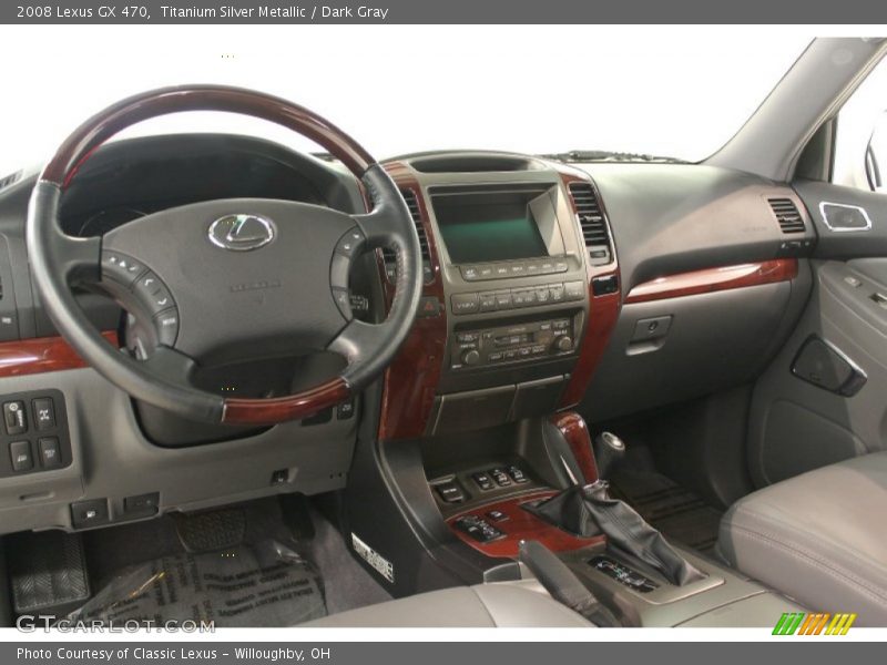 Titanium Silver Metallic / Dark Gray 2008 Lexus GX 470