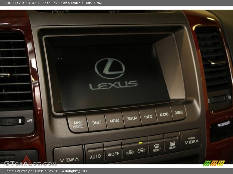 Titanium Silver Metallic / Dark Gray 2008 Lexus GX 470