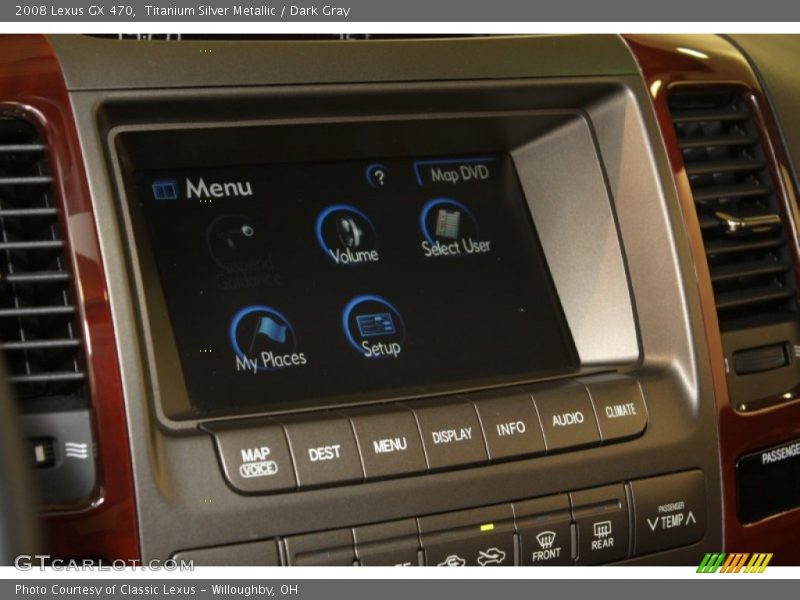 Titanium Silver Metallic / Dark Gray 2008 Lexus GX 470