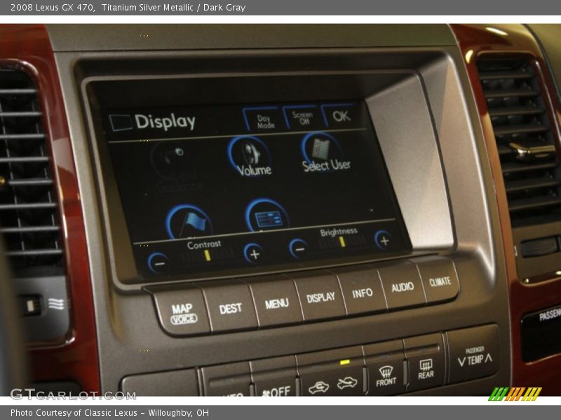 Titanium Silver Metallic / Dark Gray 2008 Lexus GX 470