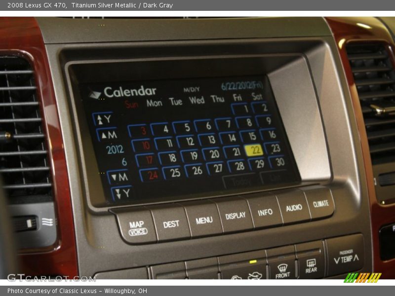 Titanium Silver Metallic / Dark Gray 2008 Lexus GX 470