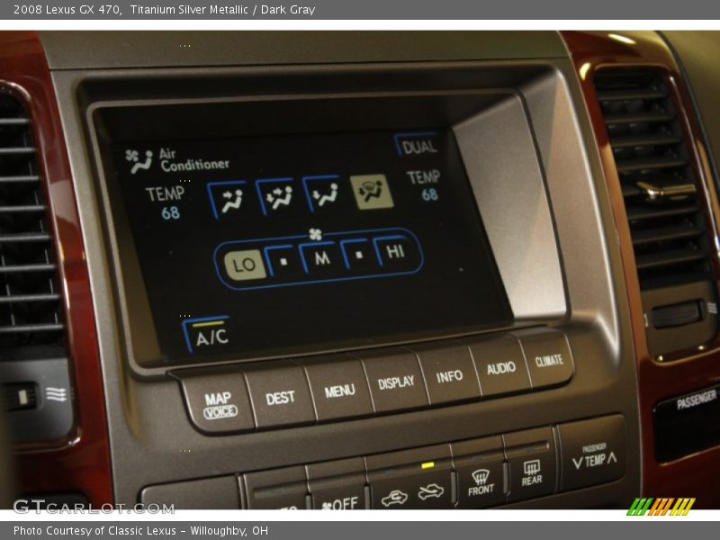 Titanium Silver Metallic / Dark Gray 2008 Lexus GX 470