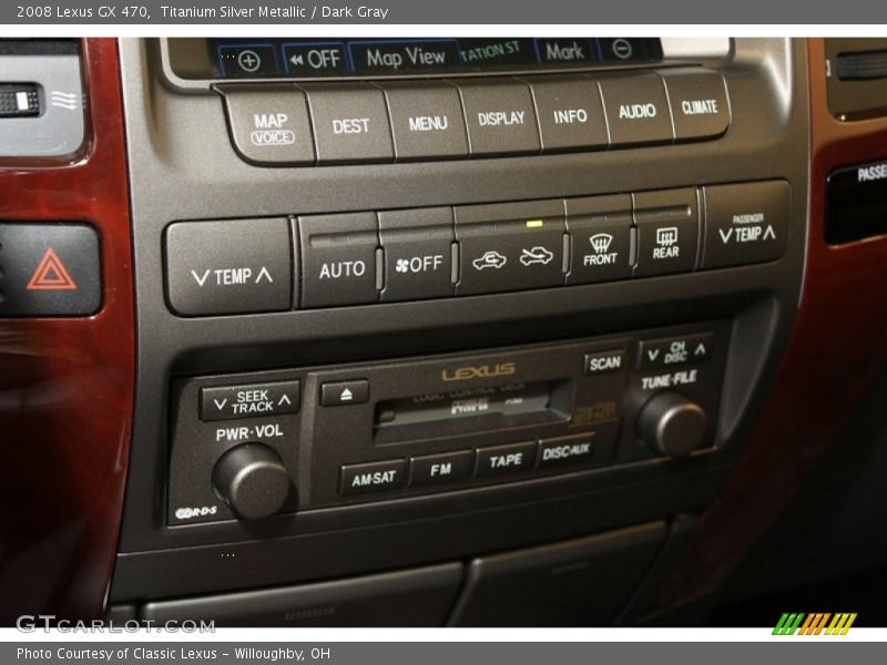 Titanium Silver Metallic / Dark Gray 2008 Lexus GX 470