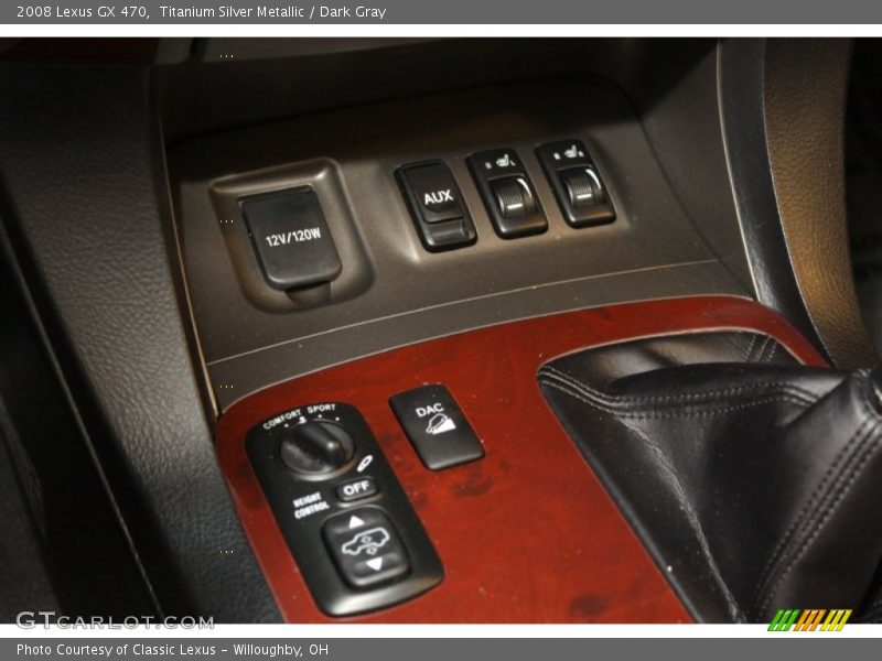 Titanium Silver Metallic / Dark Gray 2008 Lexus GX 470