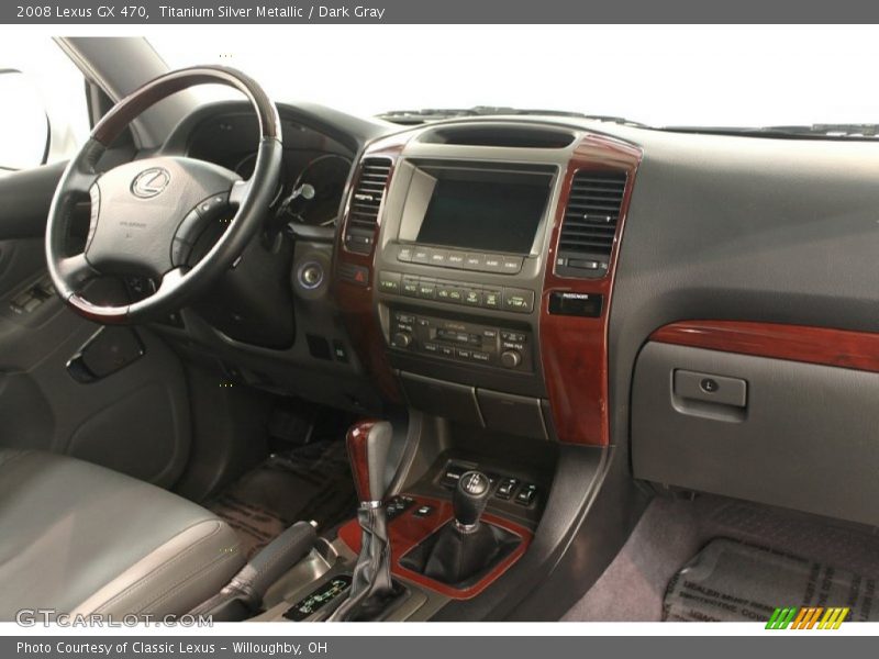 Titanium Silver Metallic / Dark Gray 2008 Lexus GX 470