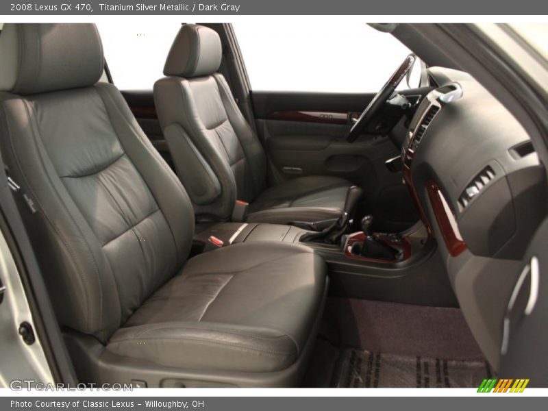 Titanium Silver Metallic / Dark Gray 2008 Lexus GX 470