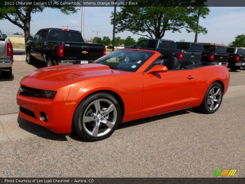 Front 3/4 View of 2011 Camaro LT/RS Convertible