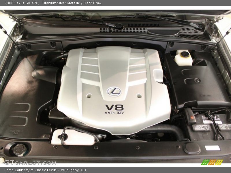 Titanium Silver Metallic / Dark Gray 2008 Lexus GX 470