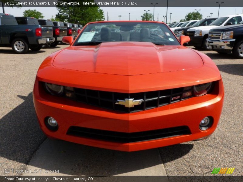  2011 Camaro LT/RS Convertible Inferno Orange Metallic
