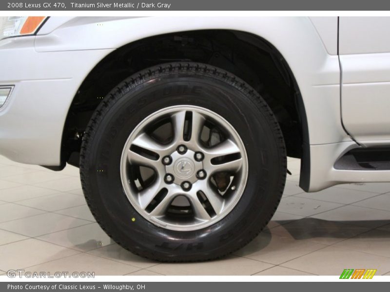 Titanium Silver Metallic / Dark Gray 2008 Lexus GX 470