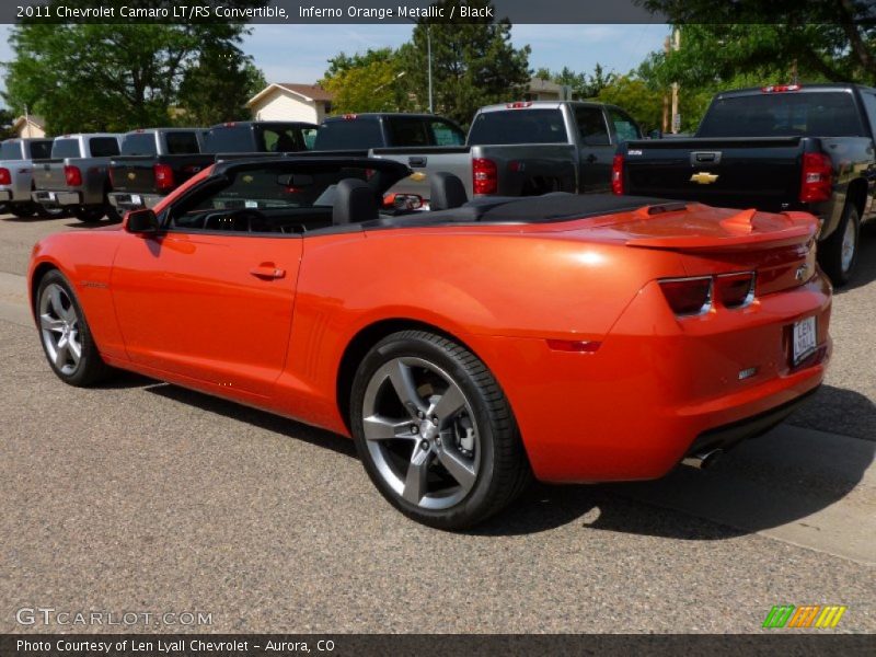  2011 Camaro LT/RS Convertible Inferno Orange Metallic