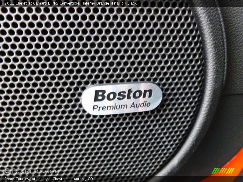 Inferno Orange Metallic / Black 2011 Chevrolet Camaro LT/RS Convertible