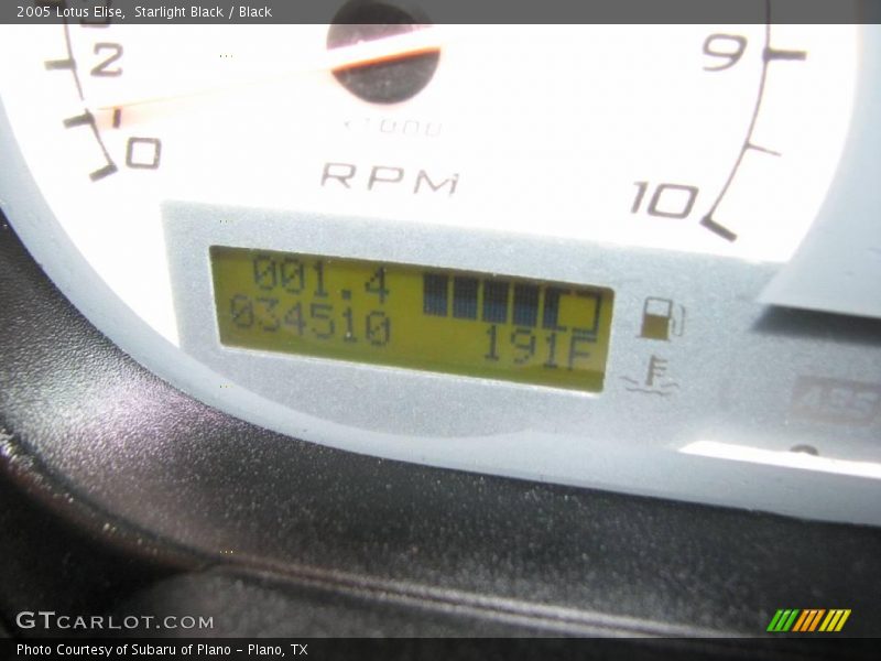Starlight Black / Black 2005 Lotus Elise