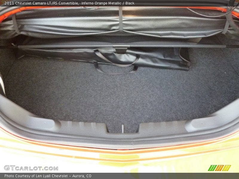 Inferno Orange Metallic / Black 2011 Chevrolet Camaro LT/RS Convertible