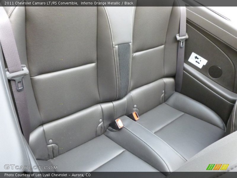 Inferno Orange Metallic / Black 2011 Chevrolet Camaro LT/RS Convertible