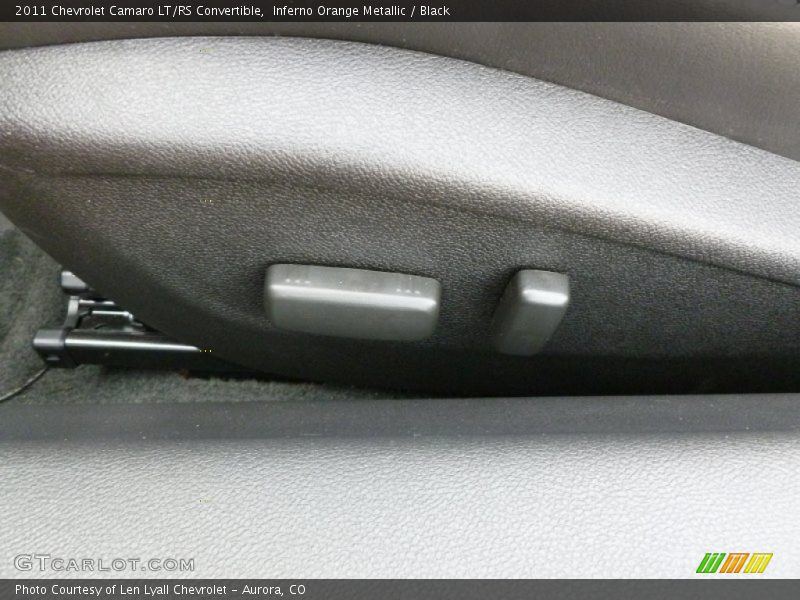 Inferno Orange Metallic / Black 2011 Chevrolet Camaro LT/RS Convertible