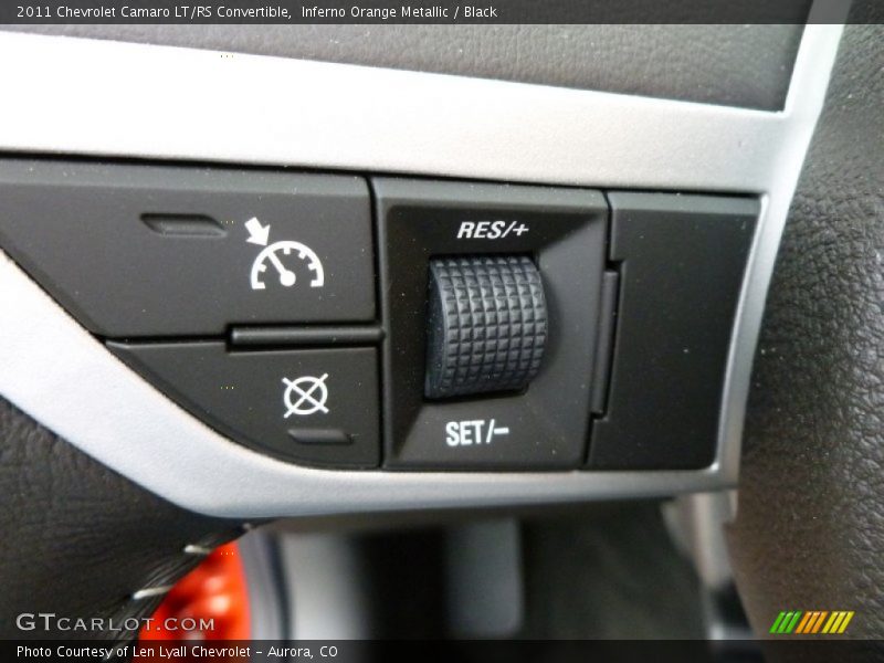 Inferno Orange Metallic / Black 2011 Chevrolet Camaro LT/RS Convertible